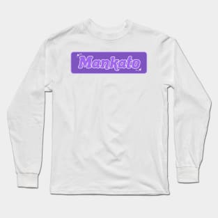 Purple Mankato Long Sleeve T-Shirt